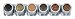 Kamenstein 6-Canister Magnetic-Strip Spice Rack