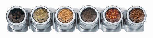Childrens Toyshop  Kitchen & Housewares : Kamenstein 6-Canister Magnetic-Strip Spice Rack