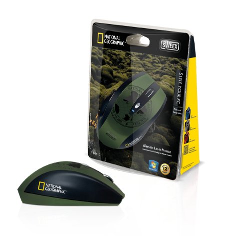 SWEEX National Geographic Wireless Laser Mouse Green laserstream sensor Preisvergleich