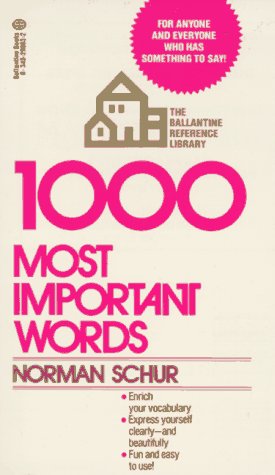 City Travel Guides Discounted  Books : 1000 Most Important Words