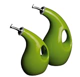This Morning by Prestige Oil and Vinegar Pouring Set, Lime Green