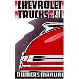 1938 CHEVROLET TRUCK Full Line Owners Manual User Guide by Chevrolet