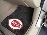 Cincinnati Reds Printed Carpet Car Mat 2 Piece Set