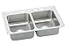 Elkay LRADQ3319550 Sink 33" x 19.5" x 5.5" Stainless Steel