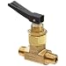 Ham-Let H1200 Series Brass Toggle Valve, Inline, 1/8" NPT Male