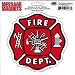 Maltese Cross Fire Department Magnet
