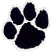 Paw Print Magnets Black