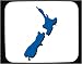 Decorated Mouse Pad with New, country, Zealand, nation