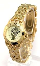 ANTON RUSANO Women's Gold-tone Coin Faced Quartz Watch. Model: AR2019W
