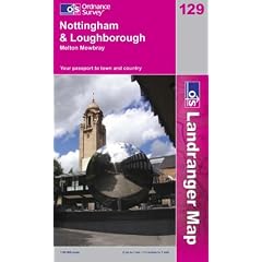 Nottingham and Loughborough, Melton Mowbray (Landranger Maps)