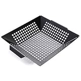 Charcoal Companion Non-Stick 12-inch Square Grilling Wok