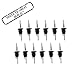 12 Olive Oil Liquor Wine Free Flow Bottle Pourer Dispenser Spouts Stainless Steel Perfect Pour a 285-50