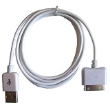 Ipod Iphone Compatible Charging and Data USB Cable (White) (Bulk)