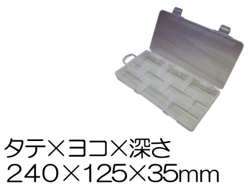 プラ容器10マス　6ヶ　パーツの保管に　工具箱2900