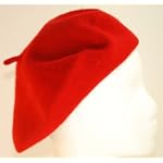 Wool Womens Red Beret one size