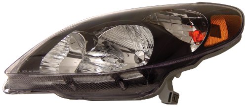 Anzo USA 121133 Toyota Matrix Crystal Black Headlight Assembly - (Sold in Pairs)