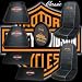 7pc Harley Davidson Classic Car Floor Mat Seat Covers