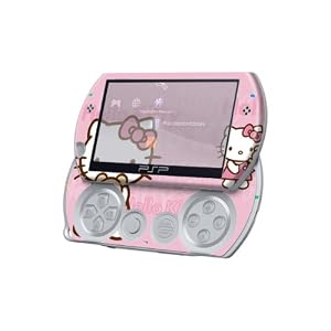 HELLO KITTY Design Decal Skin Sticker for the Sony PSP Go