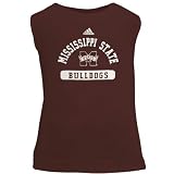adidas Mississippi State Bulldogs Maroon Toddler Arched Logo Sleeveless T-shirt