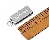 Toshiba 8 GB Micro Swivel USB Flash Drive, Chrome (PA3879U-1M8S)