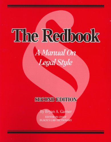 City Travel Guides Discounted  Books : The Redbook: A Manual on Legal Style (2d Ed.)
