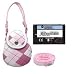 Pink Plaid Design Cellphone Case for Motorola V300 V400 V500 V600 + OEM Original Motorola Lithium-ion Battery Snn5704