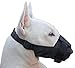 Dogs My Love Nylon Dog Muzzle Adjustable Black (Medium: 7.5