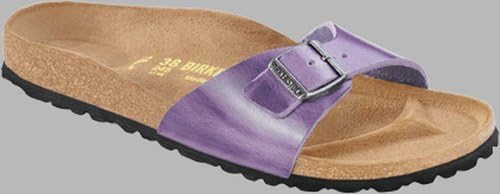 Birkenstock Sandals ''Madrid'' from Leather in Antique Lavender 37.0 EU R