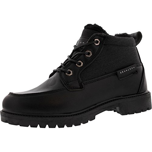 Sean John - Men's Kingwoods Winter Ankle Boots - Black