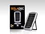 Soladec Hybrid All-in-One Portable Solar Power Charger and External Battery Pack with Integrated Ultra High-Flux LED Light for iPod, iPhone, iPad and Other USB Devices