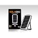 Soladec Hybrid All-in-One Portable Solar Power Charger and External Battery Pack with Integrated Ultra High-Flux LED Light for iPod, iPhone, iPad and Other USB Devices