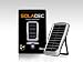 Soladec Hybrid All-in-One Portable Solar Power Charger and External Battery Pack with Integrated Ultra High-Flux LED Light for iPod, iPhone, iPad and Other USB Devices
