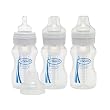 Dr. Brown's BPA Free Polypropylene Natural Flow Wide Neck Bottle, 8 oz - 3-Pack