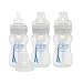Dr. Brown's BPA Free Polypropylene Natural Flow Wide Neck Bottle, 8 oz - 3-Pack