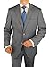 Bianco B Men's 3 Piece Suit Side-Vent Jacket Flat Front Pant Extra Trousers