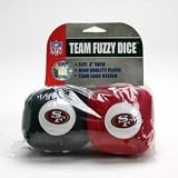San Francisco 49ers Fuzzy Dice