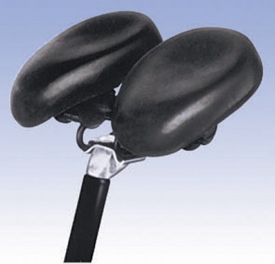 Buy Hobson Easyseat Ergonomical Dual Pad Saddle Black by Hobson