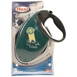 Flexi Giant Retractable BELT Leash for Large and Strong Dogs, Choose a color: RED
