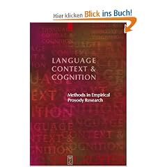 Methods in Empirical Prosody Research (Language, Context, and Cognition)