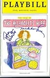 Michele Lee & Tony Roberts autographed Playbill Program The Tale of the Allergists Wife Broadway Show