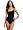 Kenneth Cole Reaction Women's Ruffle-Licious One Piece, Black, Small