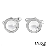 Lalique! Made in France Pleasant Brand New Handmade Cuff Links with Crystals Made of Sterling Silver