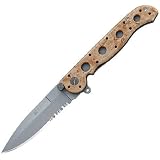 Columbia River Knife and Tool M16-13ZM 3-1/2-Inch Desert Tactical Serrated Blade Knife