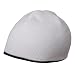Two Tone Cotton Beanies / White-Black