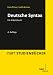 Deutsche Syntax. Ein Arbeitsbuch