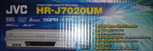 JVC HR J7020UM Hi Fi 6 Head VCR VHS Video Casette Recorder Player 110V   220V