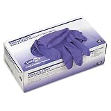 Kimberly-Clark SAFESKIN Disposable Nitrile Exam Gloves Large Purple 100 per Box Kimberly-Clark SAFESKIN Disposable Nitrile Exam Gloves Large Purple 100 per Box