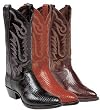 Justin Genuine Iquana Lizard Cowboy Boots