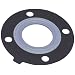 Asahi America Low Torque AV Gasket, PTFE-Bonded EPDM, Full Face, 1" Pipe Size, 1.2" ID, 4.2" OD