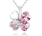 Femme Cristal Collier Tr�fle � Quatre...
